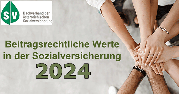 Logo-Beitragsrechtliche Werte in der Sozialversicherung 2024
