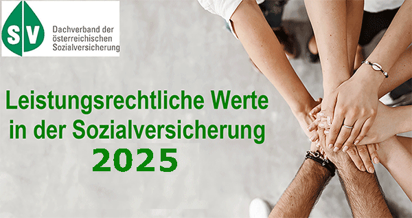 Logo-Leistungsrechtliche Werte in der Sozialversicherung 2024